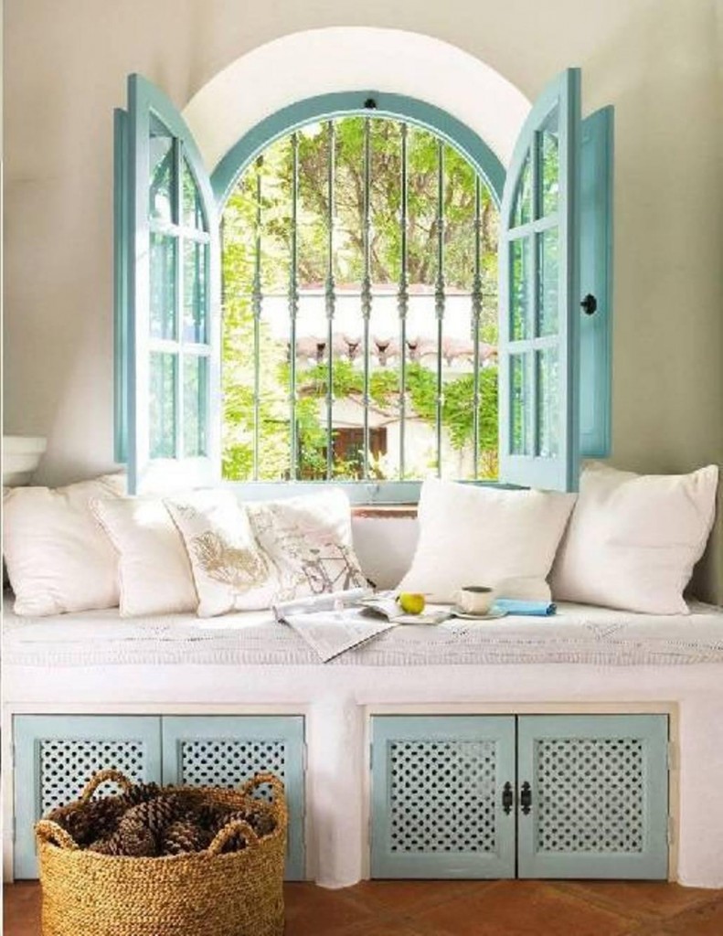 Indoor bench seating