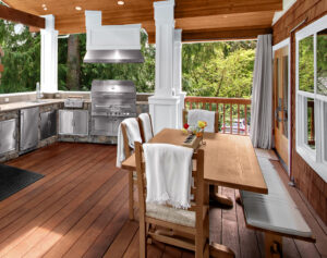 outdoor built in grill