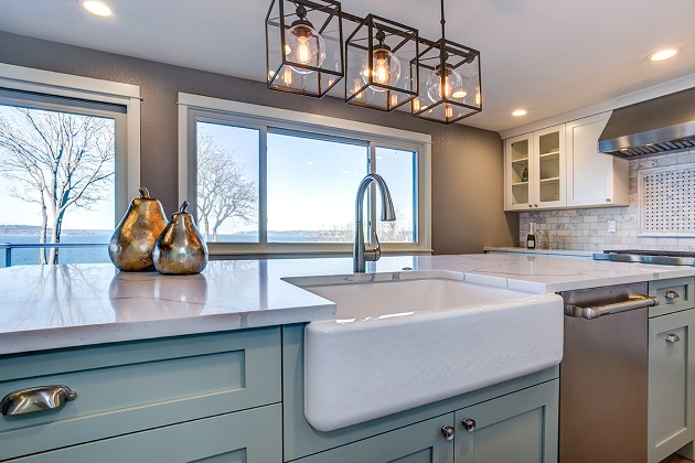 nicely decorated kitchen