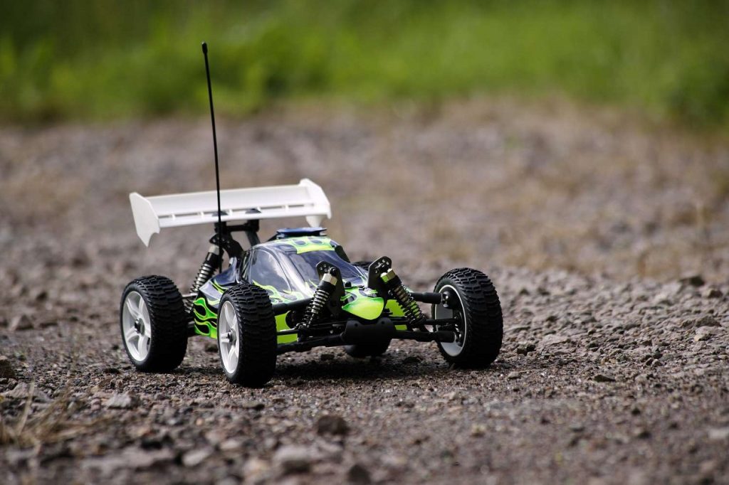 rc green car