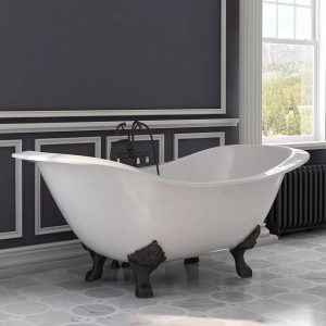 Cast iron bathtub