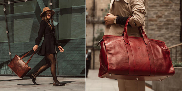 stylish business travel tote